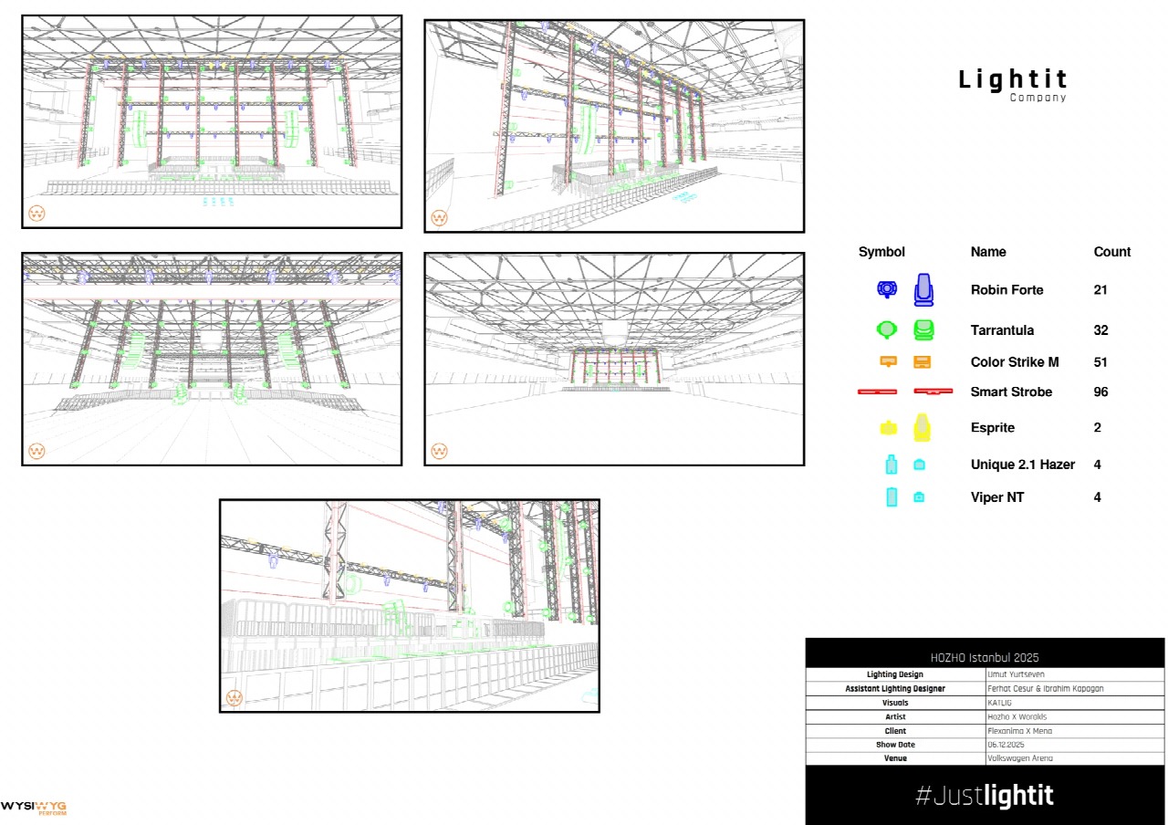 HOZHO Istanbul 2025 &mdash; Volkswagen Arena 3D venue preview